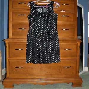 Polka Dot Dress with Wide Straps